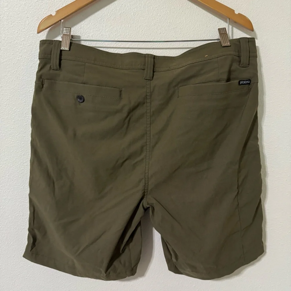 Prana Alameda Short Army Green 9” Outdoor Performance Hiking Gorpcore-36